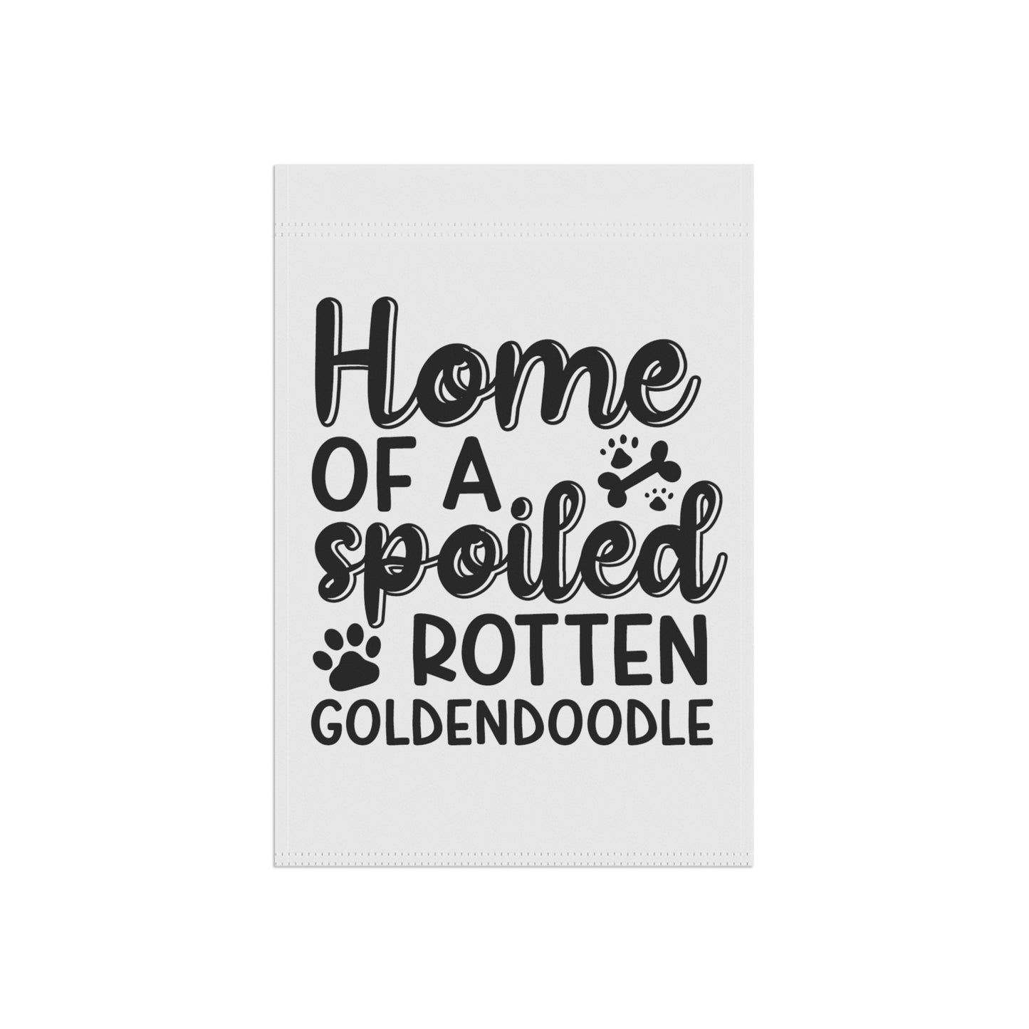 Spoiled Goldendoodle Garden & House Banner