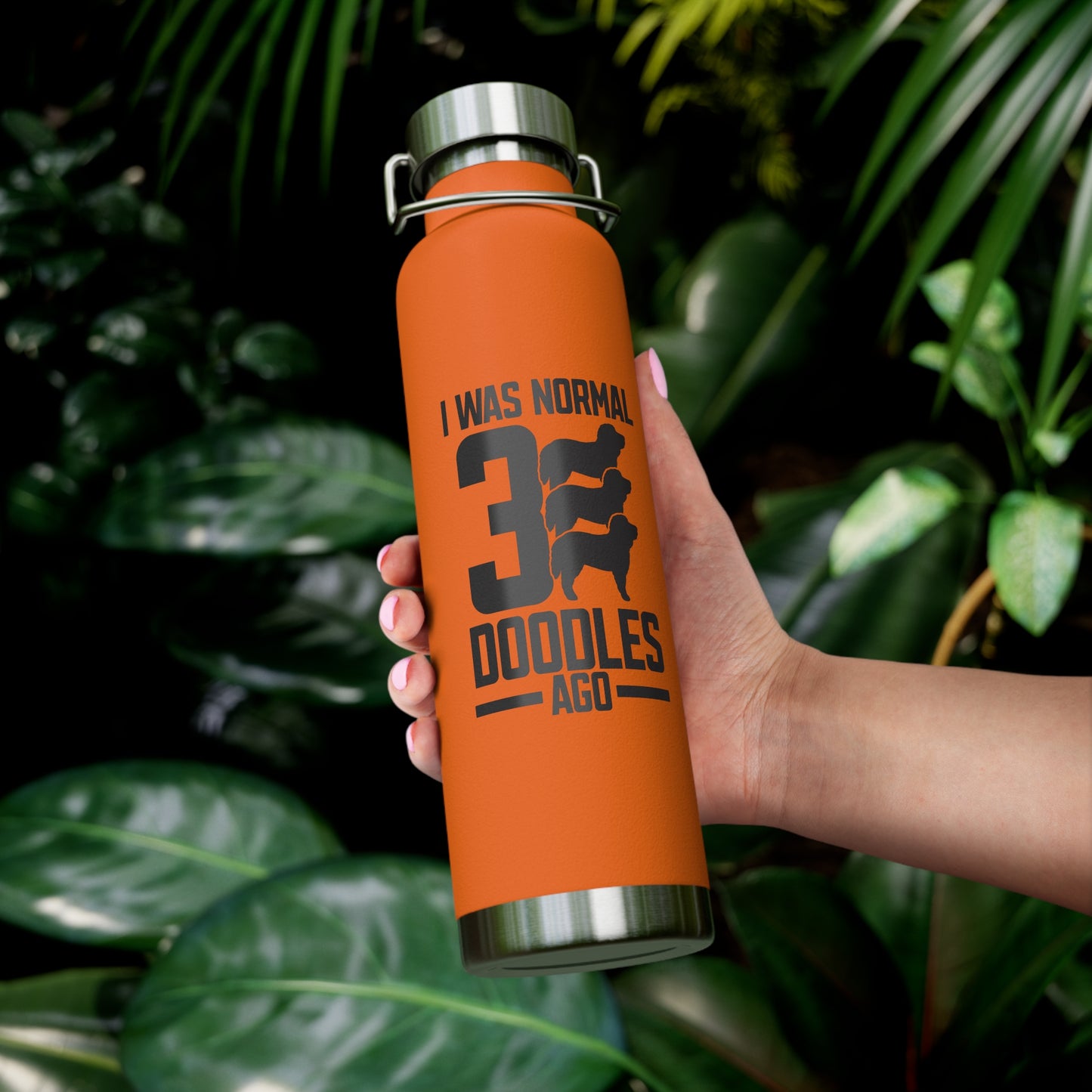 Normal 3 Doodles Ago - Copper Vacuum Insulated Bottle, 22oz