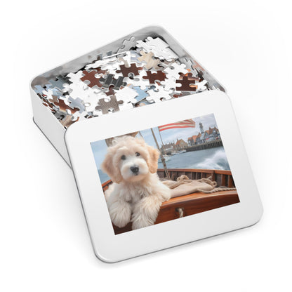 Doodle on Sailboat Jigsaw Puzzle (500,1000-Piece)