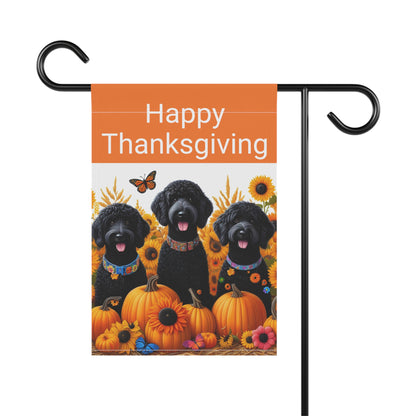 Happy Thanksgiving Doodles Garden & House Banner