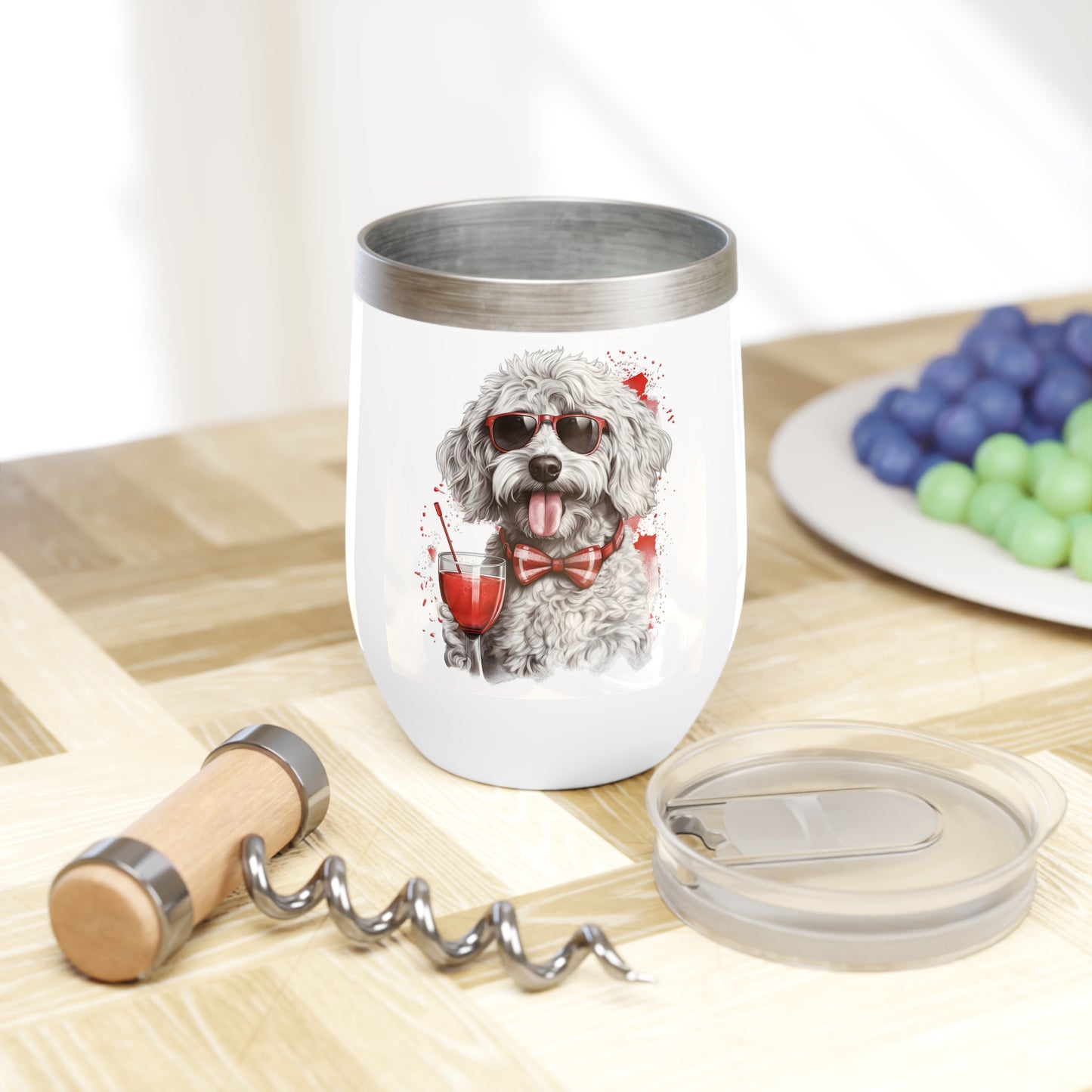 Doodle Chill Wine Tumbler