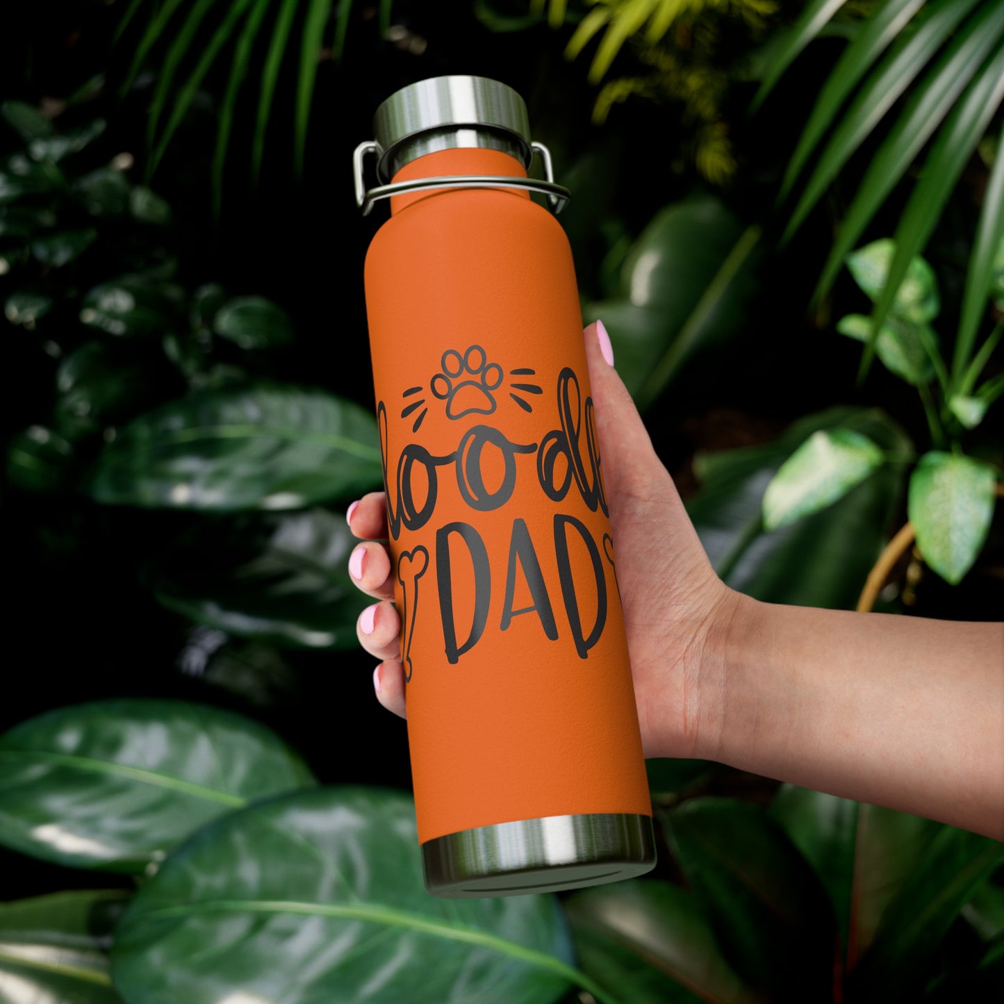 Doodle Dad Copper Vacuum Insulated Bottle, 22oz