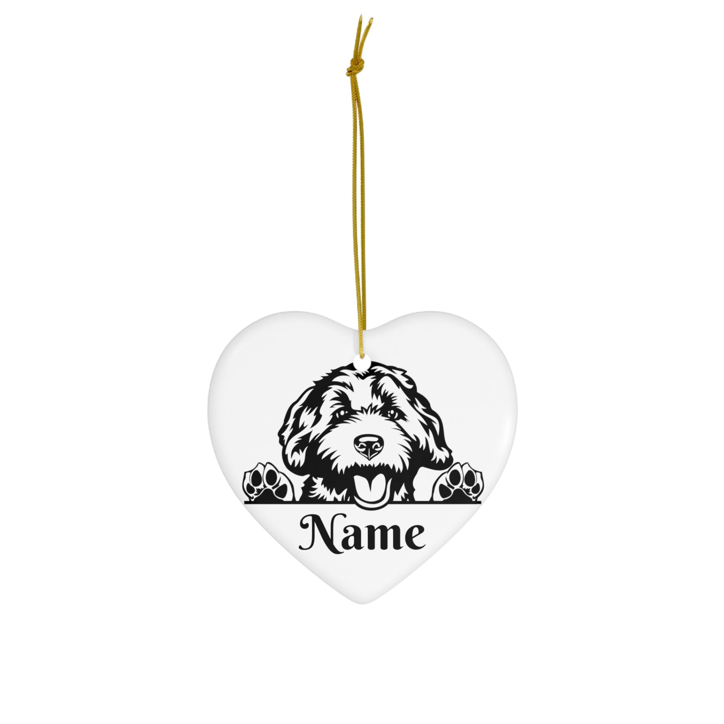 Personalize your Doodle Ornament! Ceramic Ornament, 4 Shapes