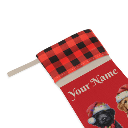 Doodle Christmas Stocking - Personalize it!