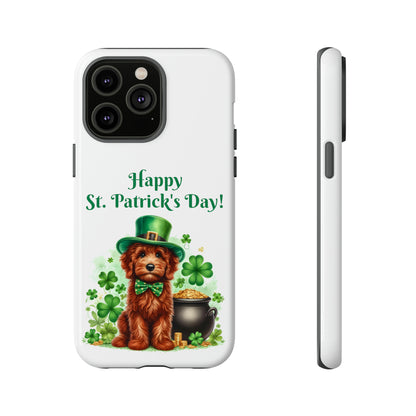 Happy Doodle St. Patrick's Day - Tough Cases - Apple iPhone, Samsung Galaxy, and Google Pixel