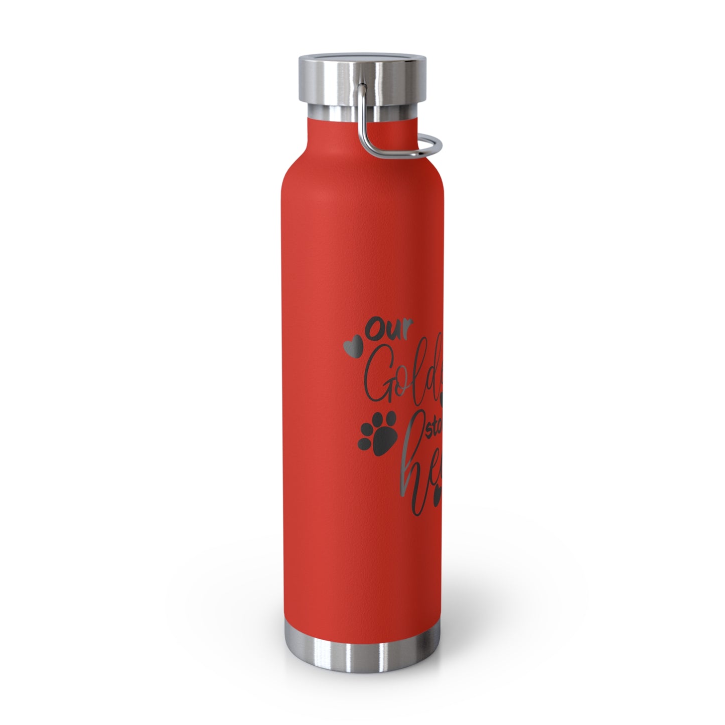 Our Goldendoodle Stole our Heart Copper Vacuum Insulated Bottle, 22oz