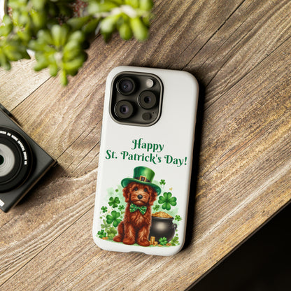 Happy Doodle St. Patrick's Day - Tough Cases - Apple iPhone, Samsung Galaxy, and Google Pixel