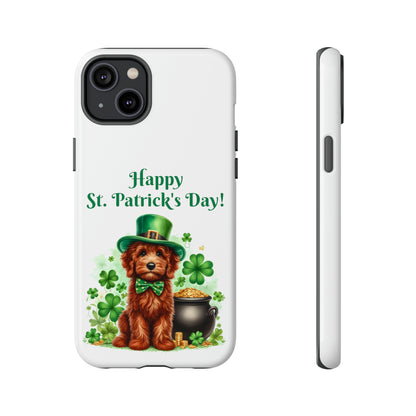 Happy Doodle St. Patrick's Day - Tough Cases - Apple iPhone, Samsung Galaxy, and Google Pixel