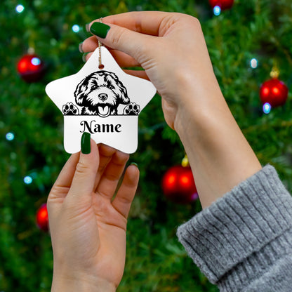 Personalize your Doodle Ornament! Ceramic Ornament, 4 Shapes