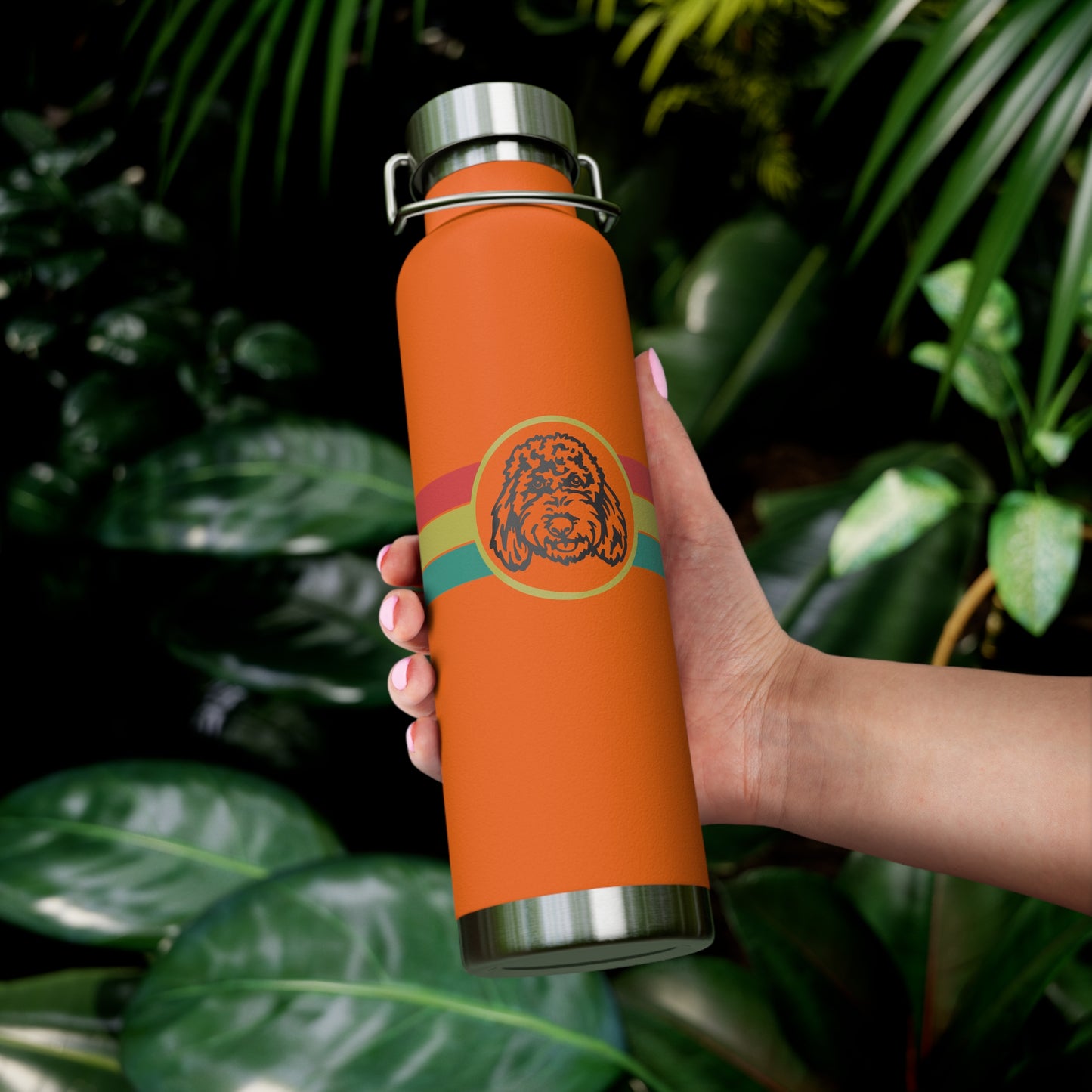 Doodle Copper Vacuum Insulated Bottle, 22oz