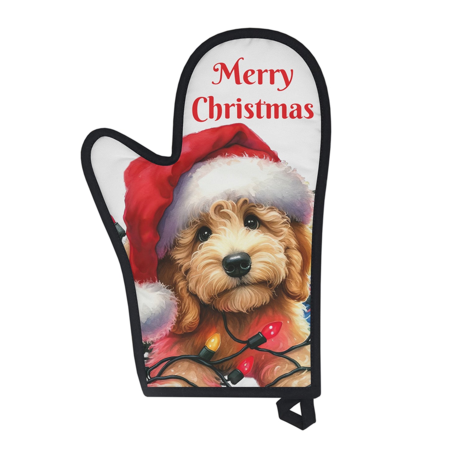 Christmas Doodle Oven Glove