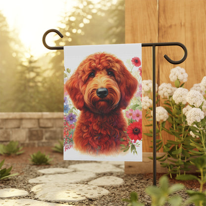 Red Doodle Garden & House Banner