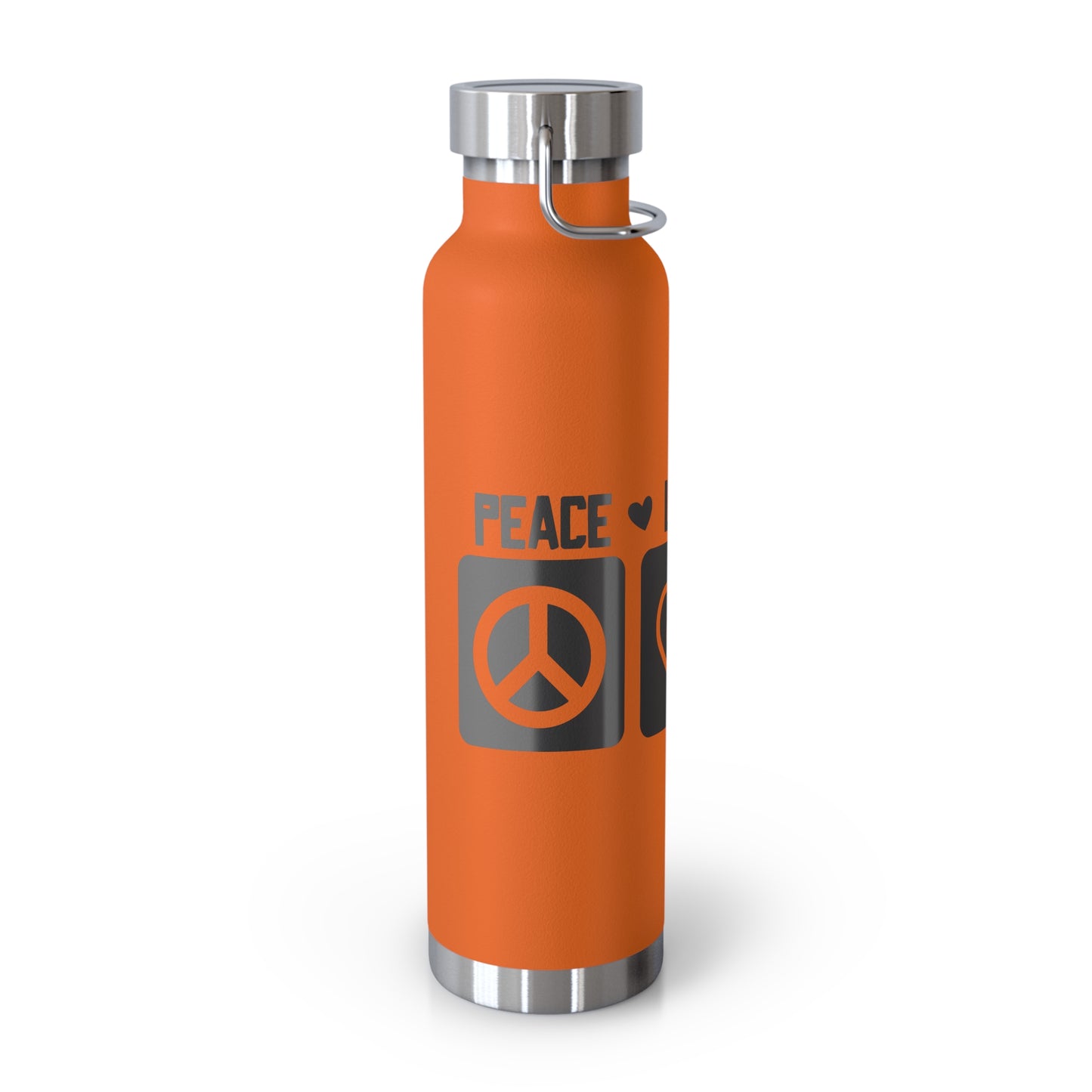 Peace Love Dogs Copper Vacuum Insulated Bottle, 22oz