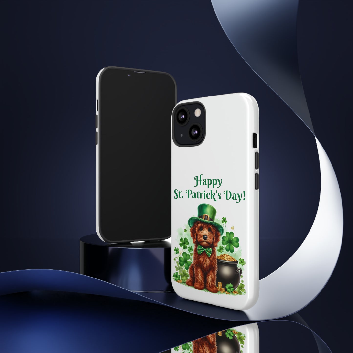 Happy Doodle St. Patrick's Day - Tough Cases - Apple iPhone, Samsung Galaxy, and Google Pixel