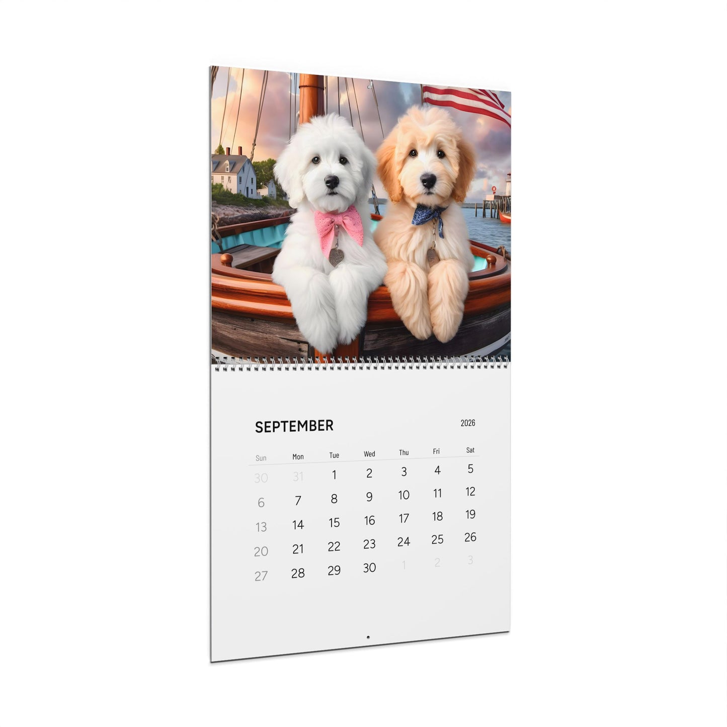 Doodles on a Sailboat - All Year - Wall Calendars (2026)