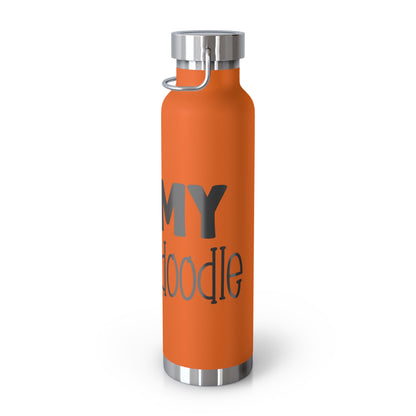 Love My Goldendoodle Copper Vacuum Insulated Bottle, 22oz