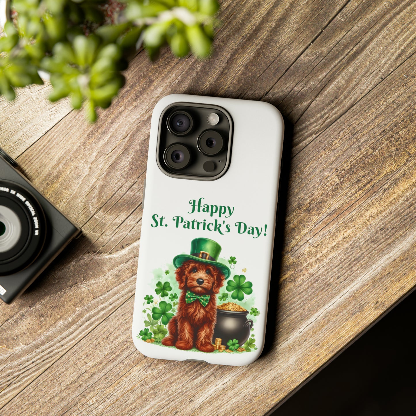 Happy Doodle St. Patrick's Day - Tough Cases - Apple iPhone, Samsung Galaxy, and Google Pixel