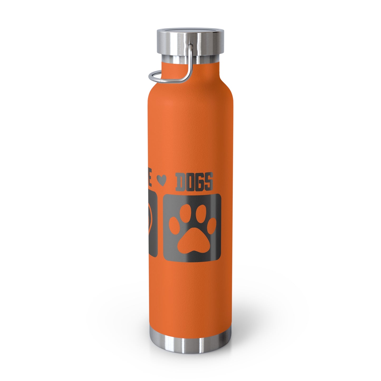 Peace Love Dogs Copper Vacuum Insulated Bottle, 22oz