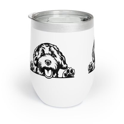 Doodle Chill Wine Tumbler