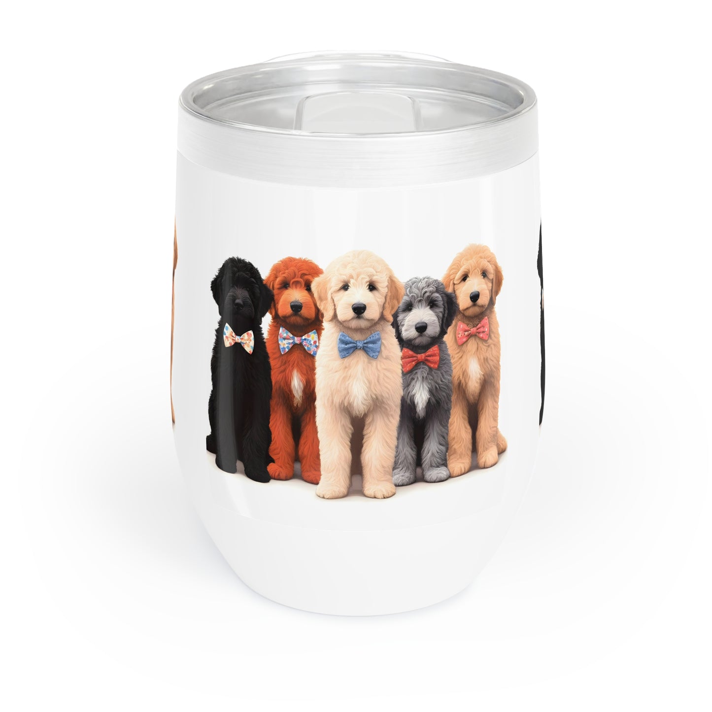 Doodles Doodles Doodles Chill Wine Tumbler