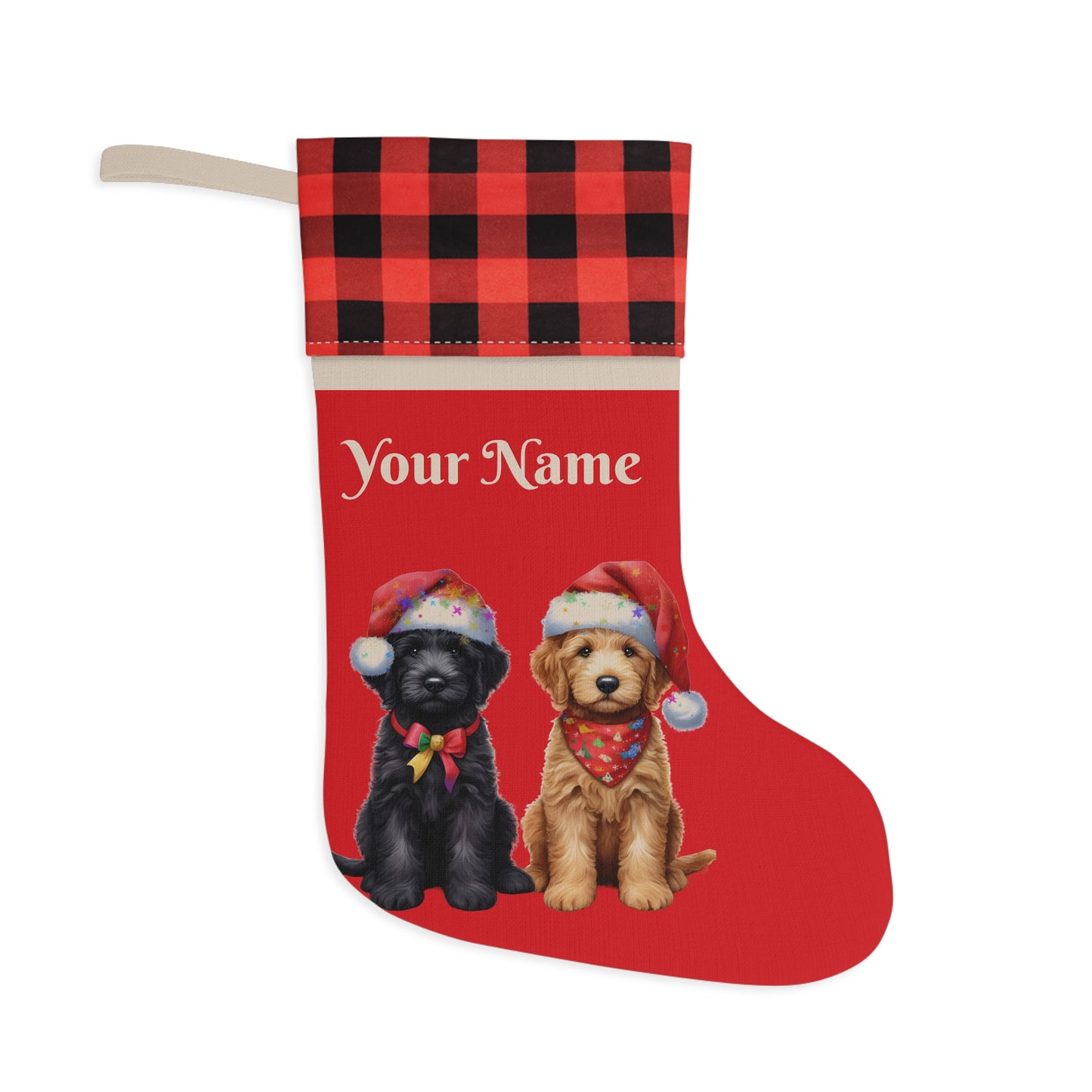 Doodle Christmas Stocking - Personalize it!