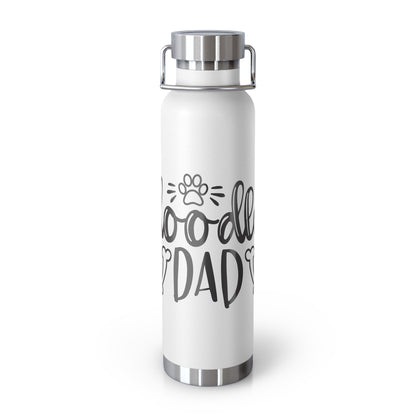 Doodle Dad Copper Vacuum Insulated Bottle, 22oz