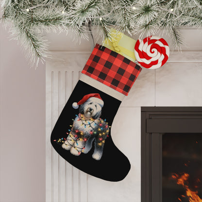 Sheepadoodle Christmas Stocking