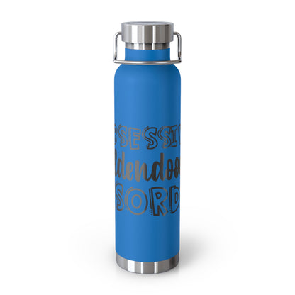 Obsessive Goldendoodle Disorder Copper Vacuum Insulated Bottle, 22oz