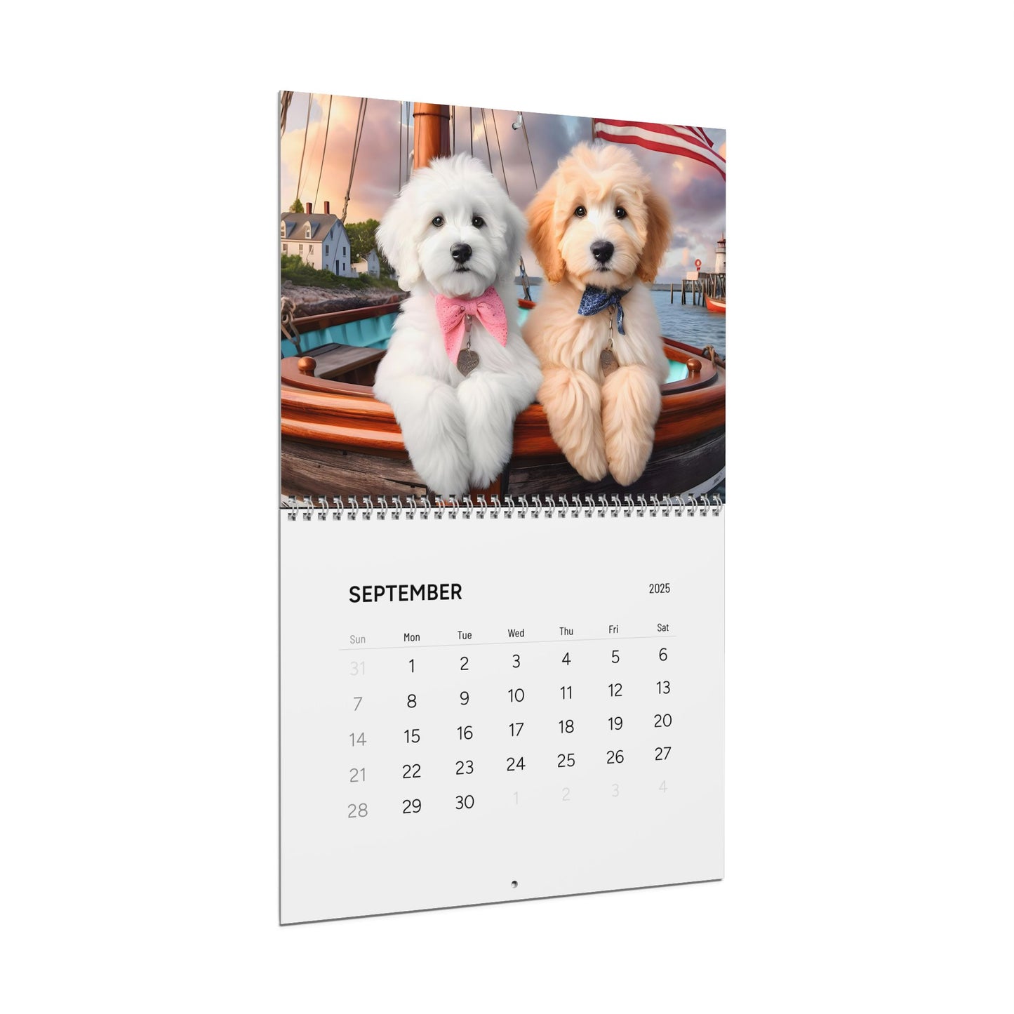 Doodles on a Sailboat - All Year - Wall Calendars (2025)