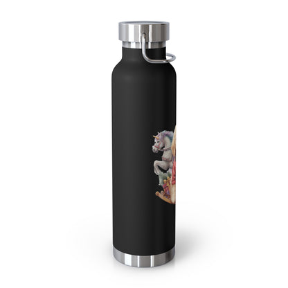 Christmas Doodle Copper Vacuum Insulated Bottle, 22oz