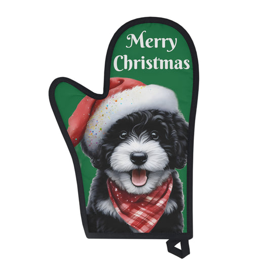 Christmas Doodle Oven Glove