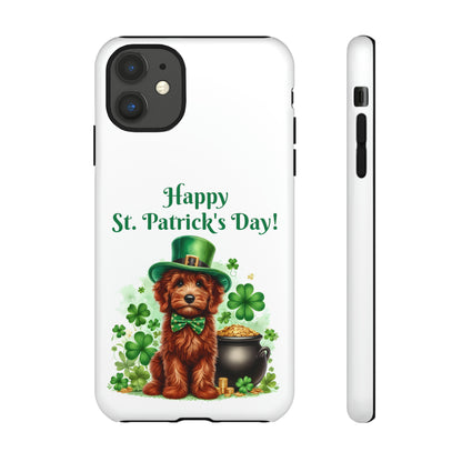 Happy Doodle St. Patrick's Day - Tough Cases - Apple iPhone, Samsung Galaxy, and Google Pixel