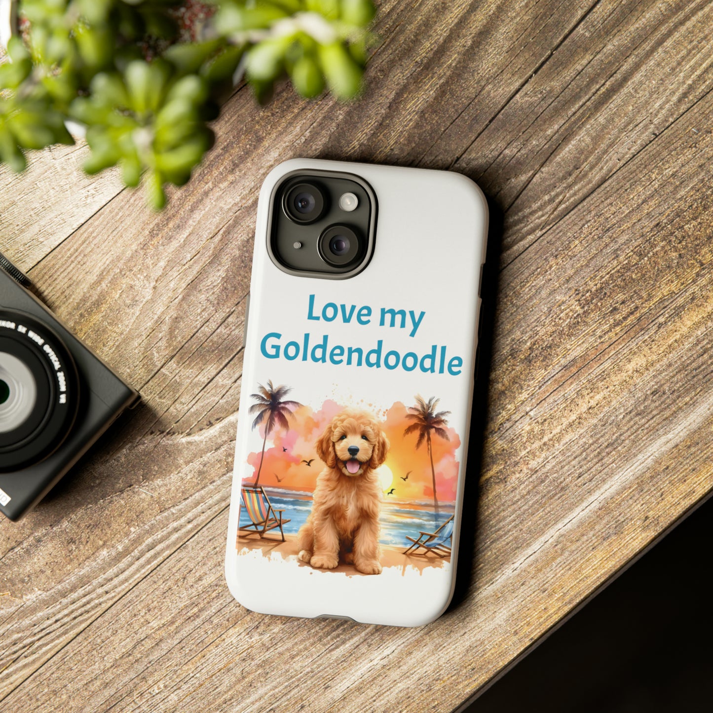 Love My Goldendoodle Tough Cases iPhone 15