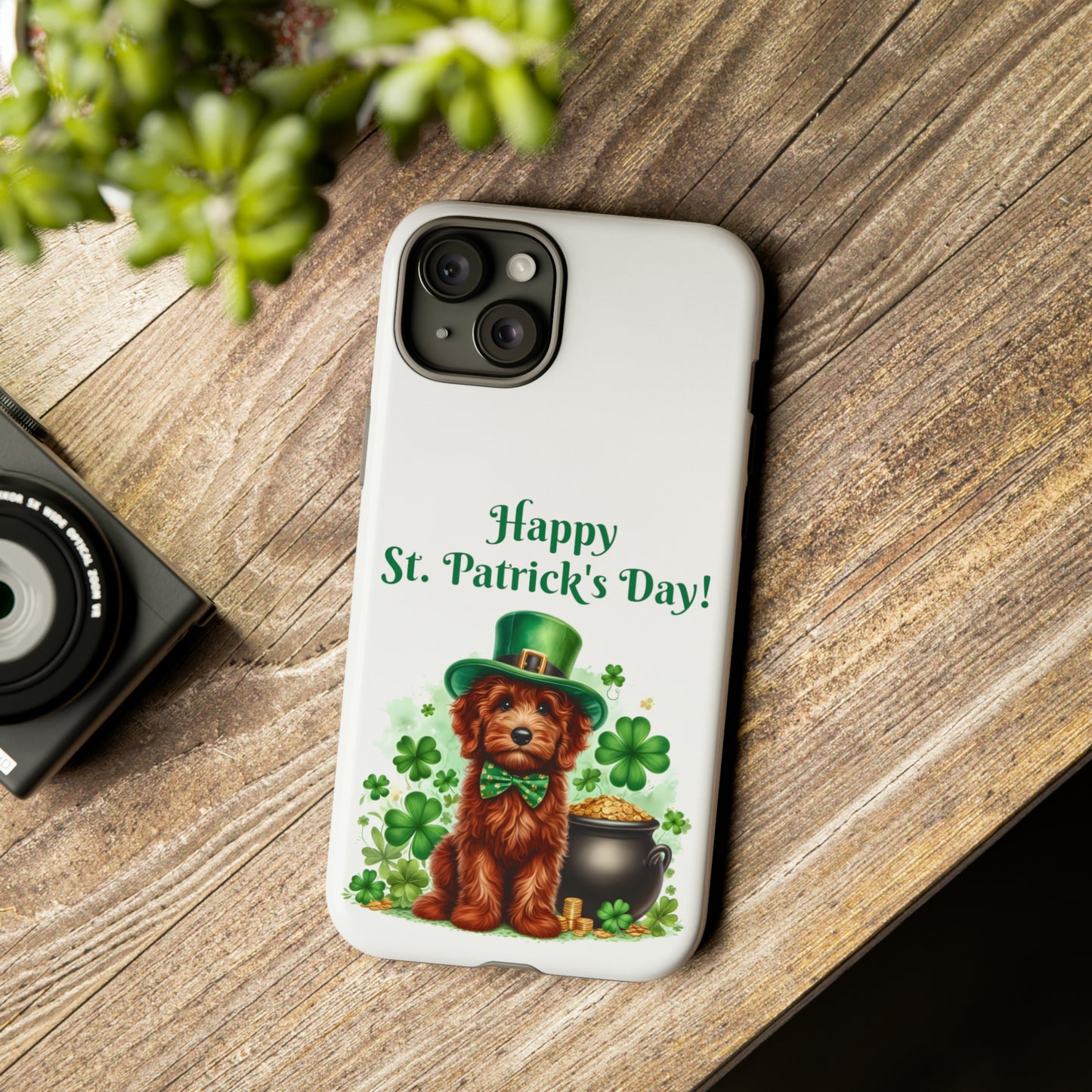 Happy Doodle St. Patrick's Day - Tough Cases - Apple iPhone, Samsung Galaxy, and Google Pixel