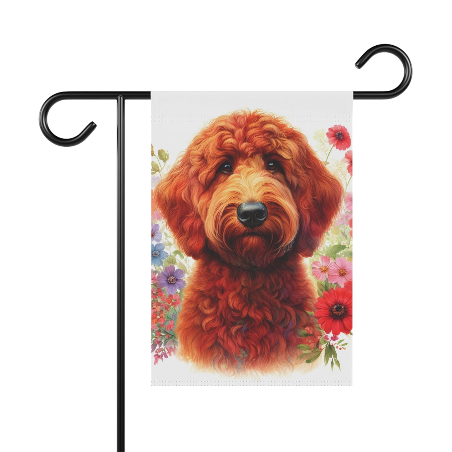 Red Doodle Garden & House Banner