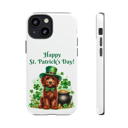 Happy Doodle St. Patrick's Day - Tough Cases - Apple iPhone, Samsung Galaxy, and Google Pixel