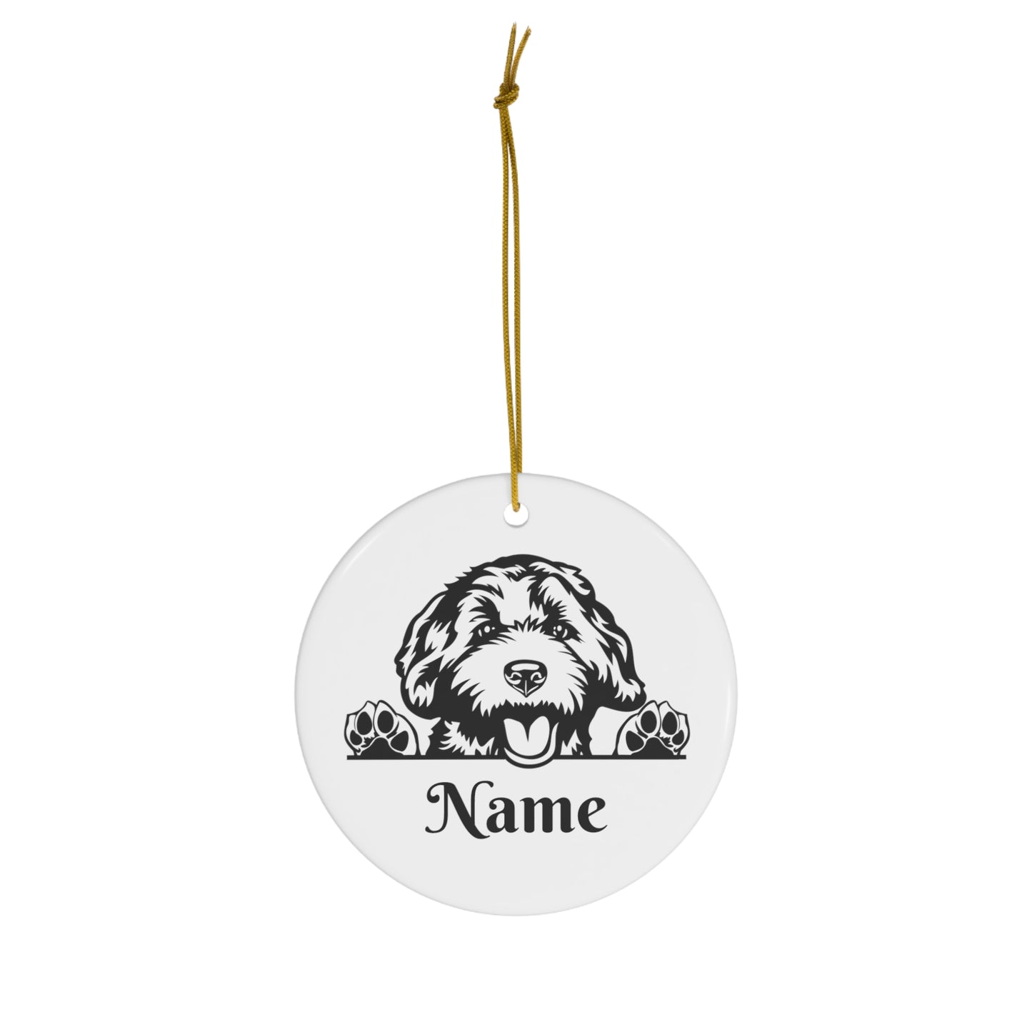 Personalize your Doodle Ornament! Ceramic Ornament, 4 Shapes