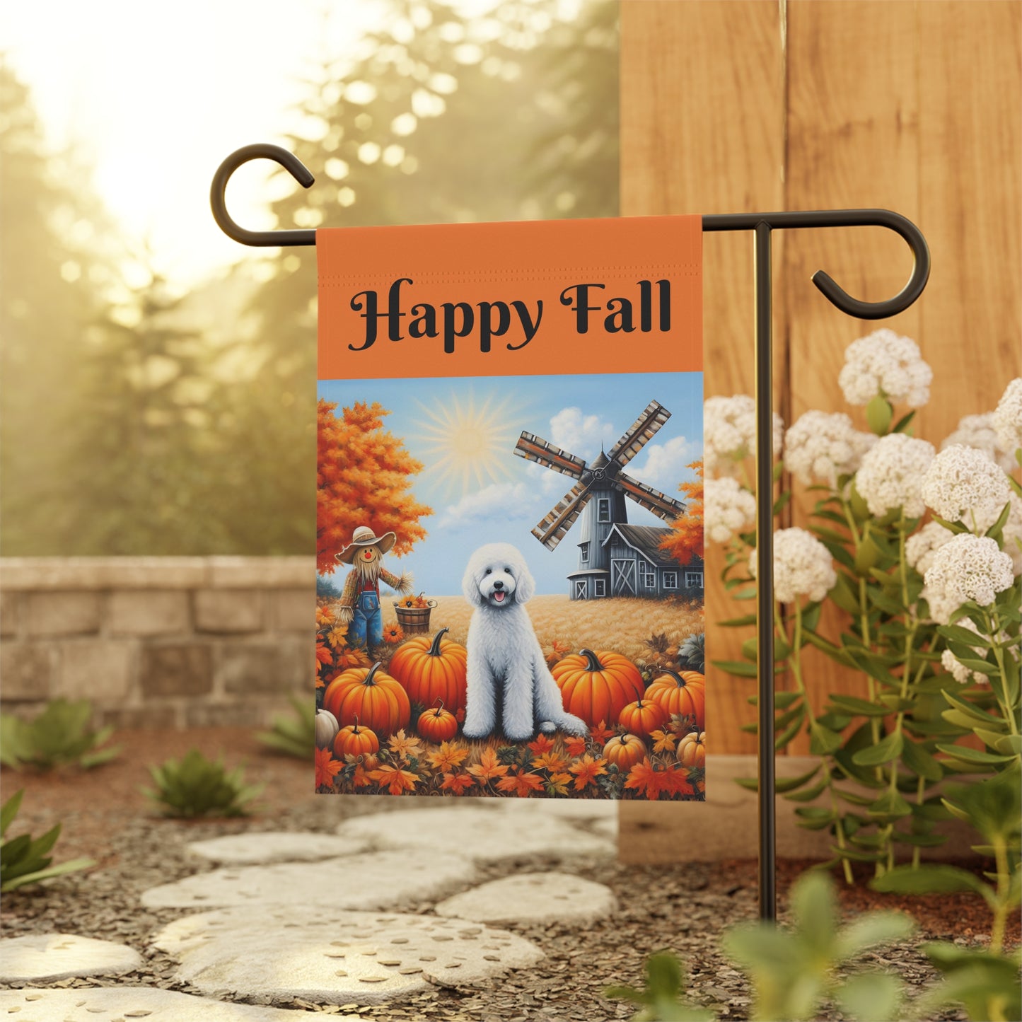 Happy Fall Garden & House Banner