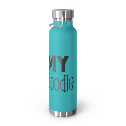 Love My Goldendoodle Copper Vacuum Insulated Bottle, 22oz