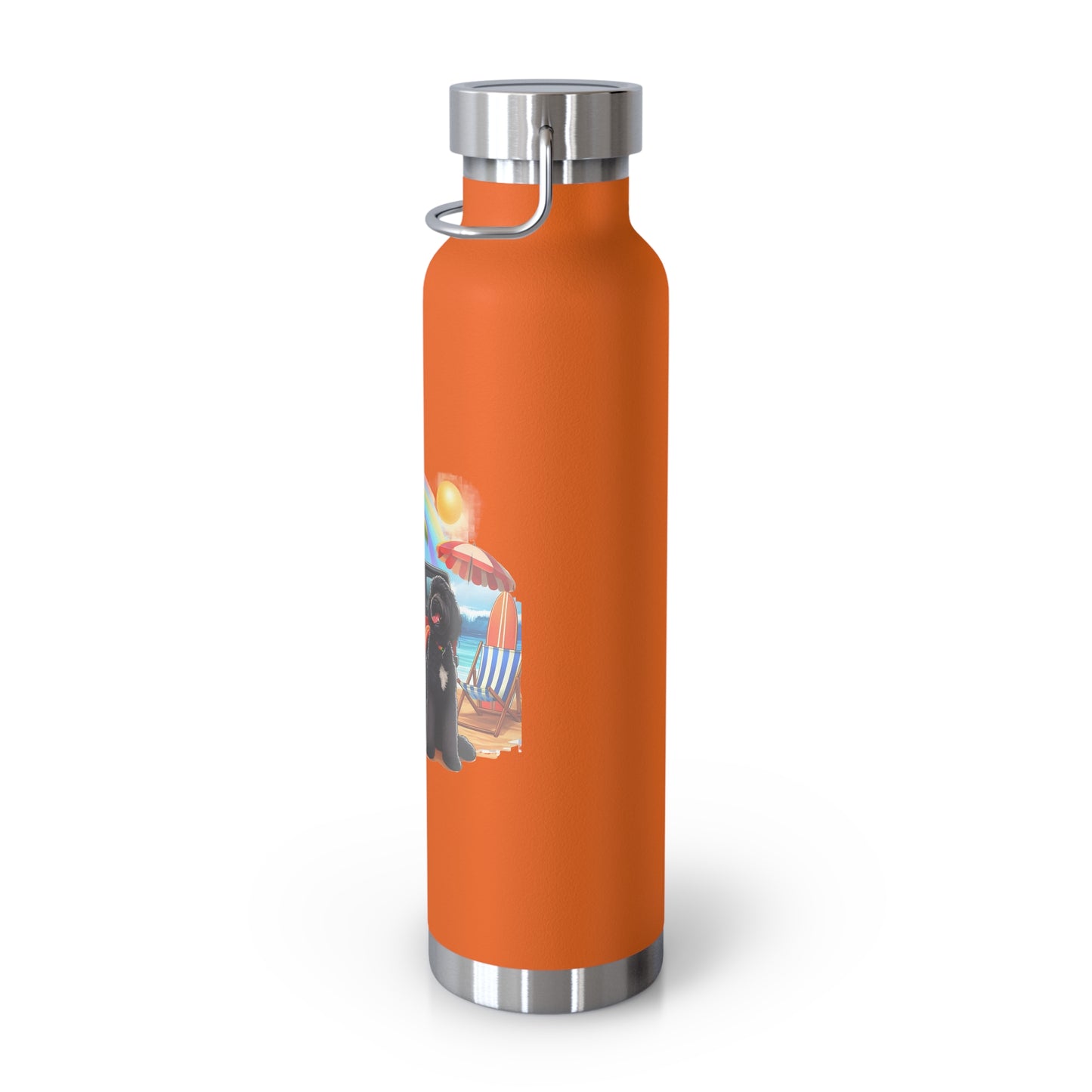 Jeep Beach Doodle Copper Vacuum Insulated Bottle, 22oz