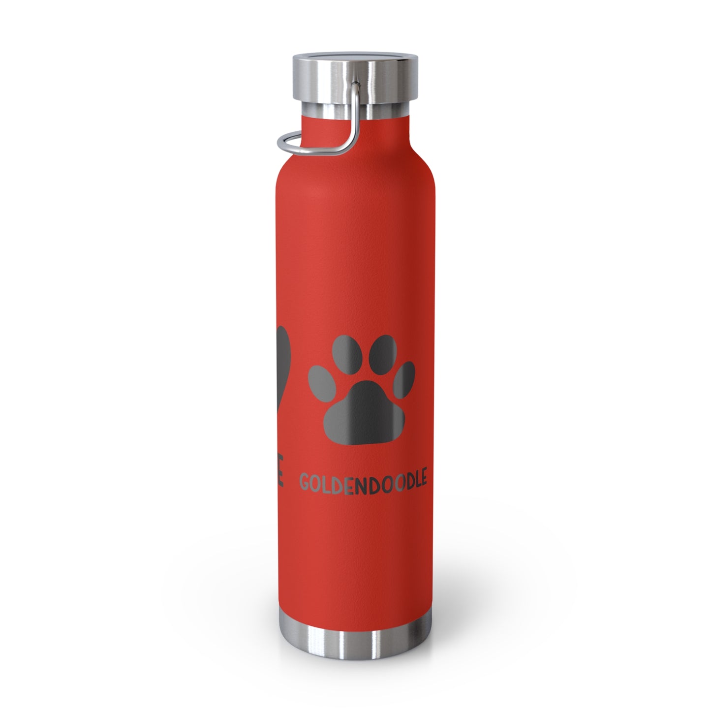 Peace Love Goldendoodles Copper Vacuum Insulated Bottle, 22oz