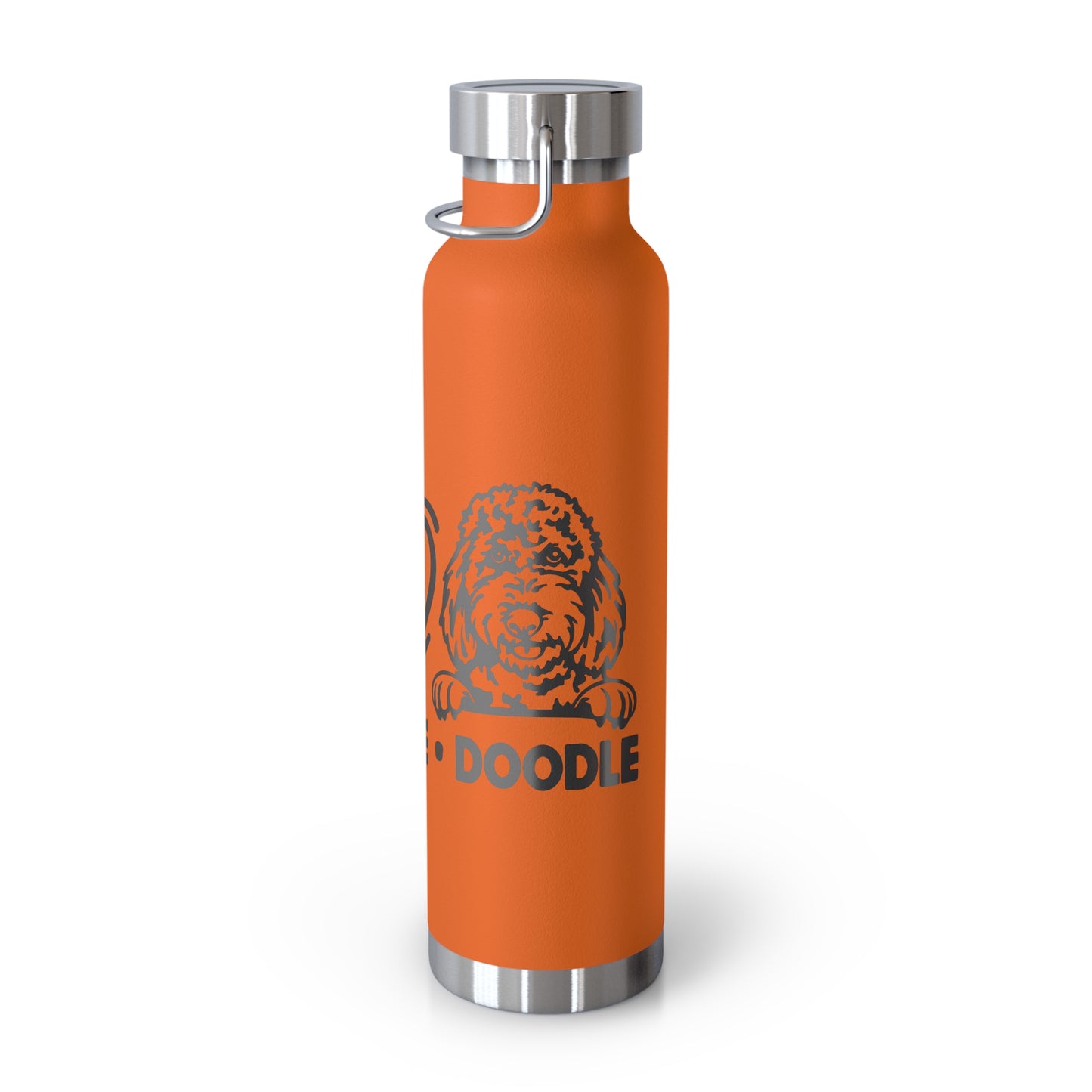 Peace Love Doodle Copper Vacuum Insulated Bottle, 22oz