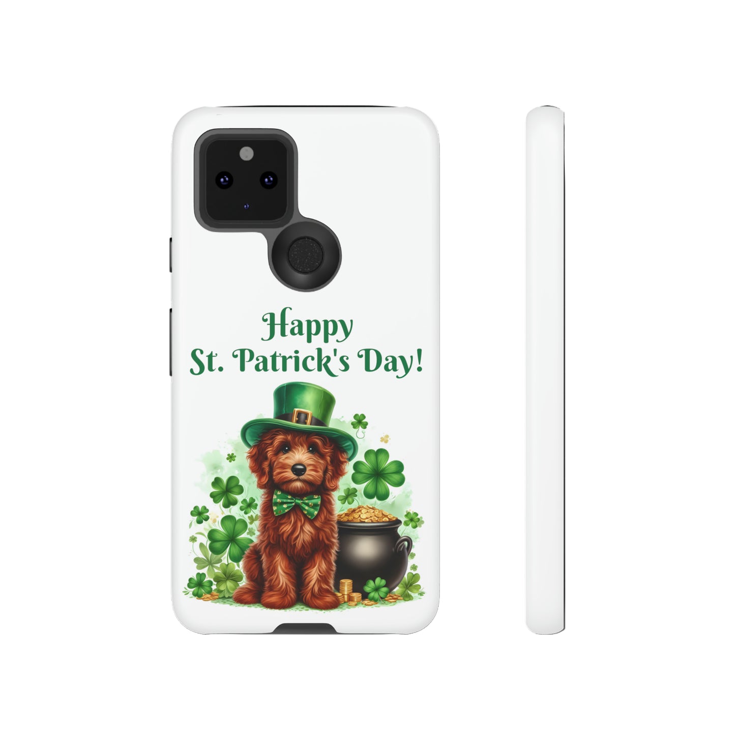 Happy Doodle St. Patrick's Day - Tough Cases - Apple iPhone, Samsung Galaxy, and Google Pixel