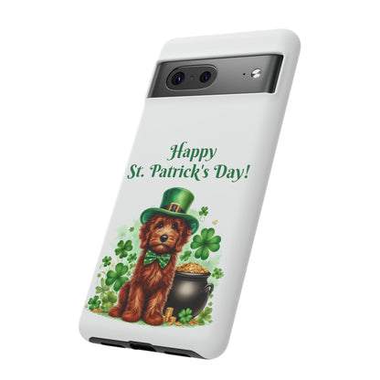 Happy Doodle St. Patrick's Day - Tough Cases - Apple iPhone, Samsung Galaxy, and Google Pixel