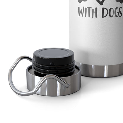 Life is Better with Dogs Copper Vacuum Insulated Bottle, 22oz