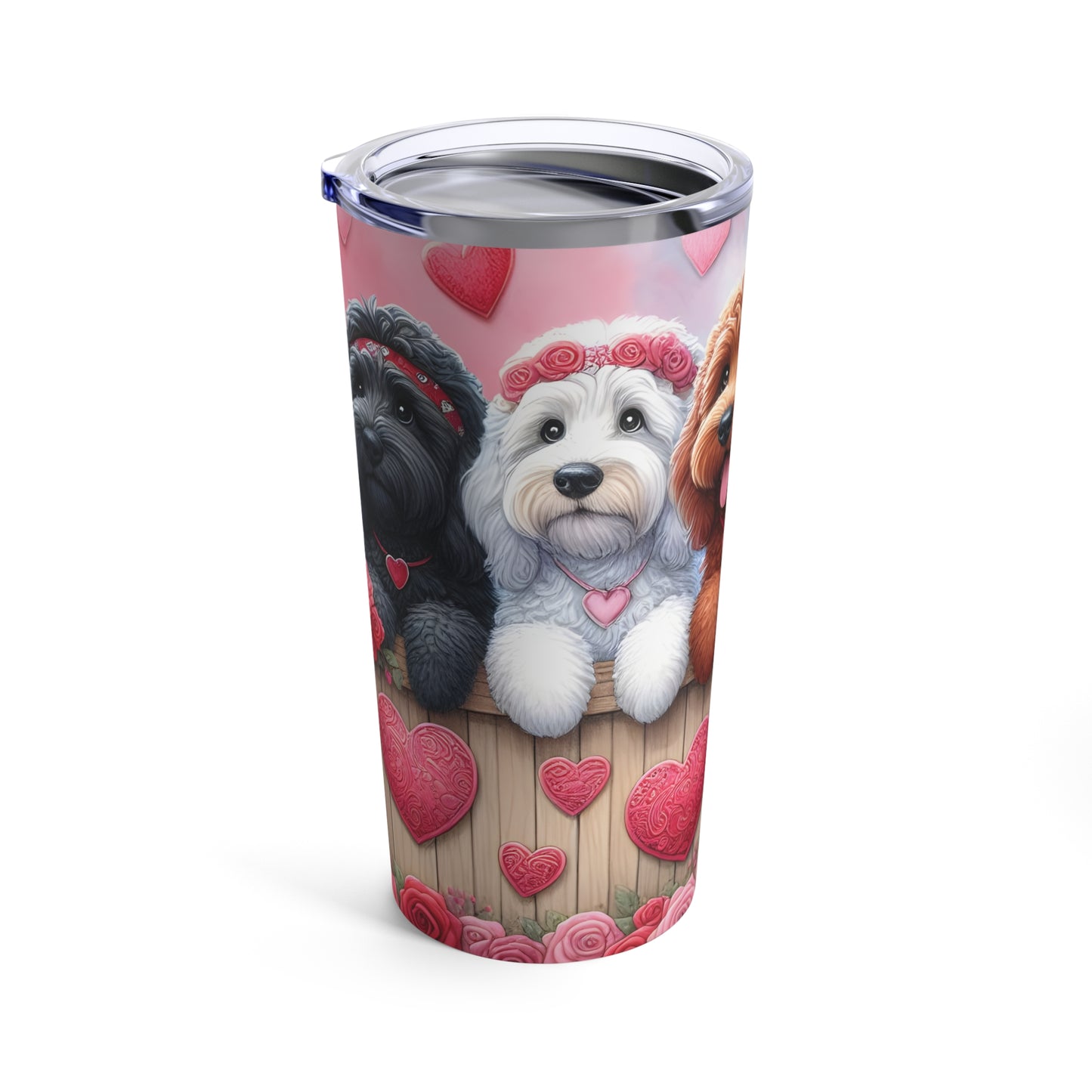 Valentines Doodles - Tumbler 20oz