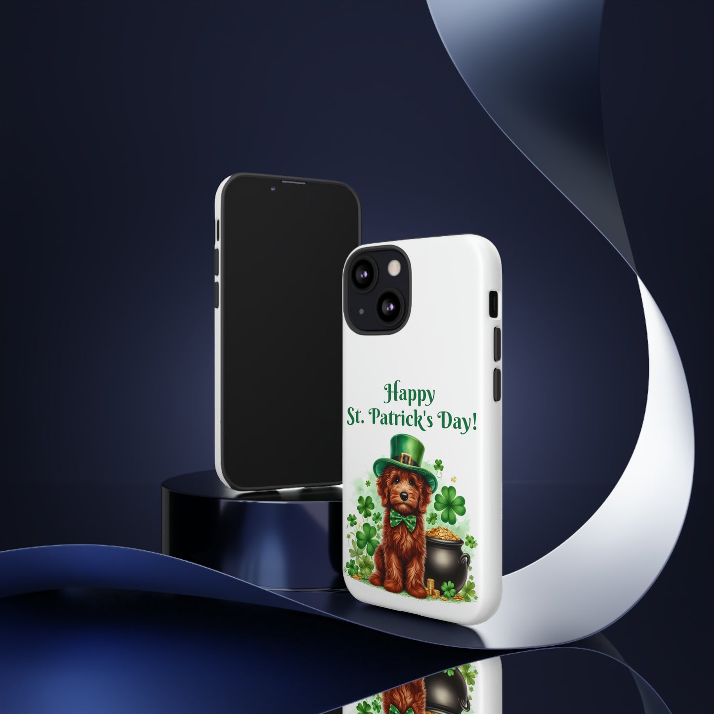 Happy Doodle St. Patrick's Day - Tough Cases - Apple iPhone, Samsung Galaxy, and Google Pixel