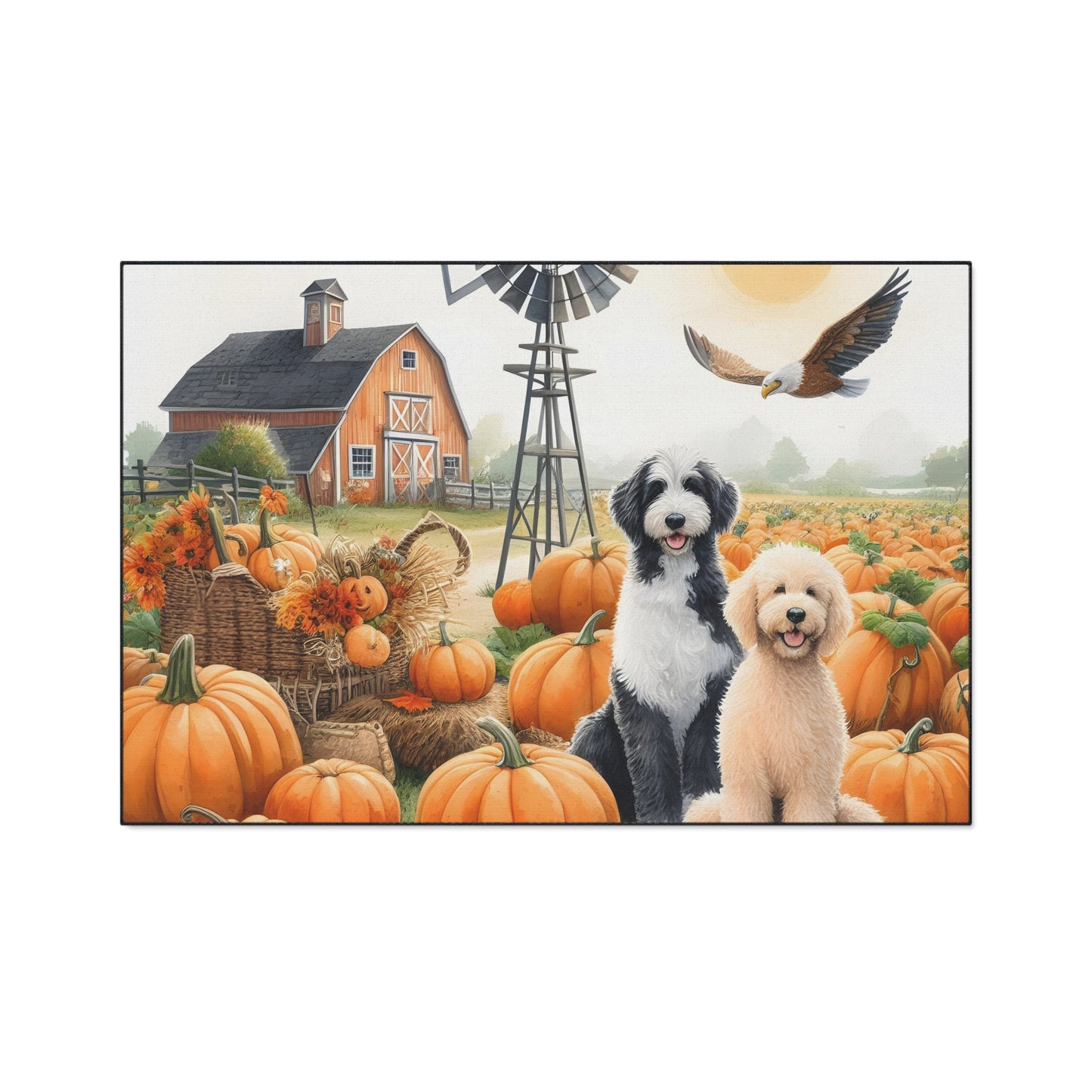 Fall Doodles Heavy Duty Floor Mat