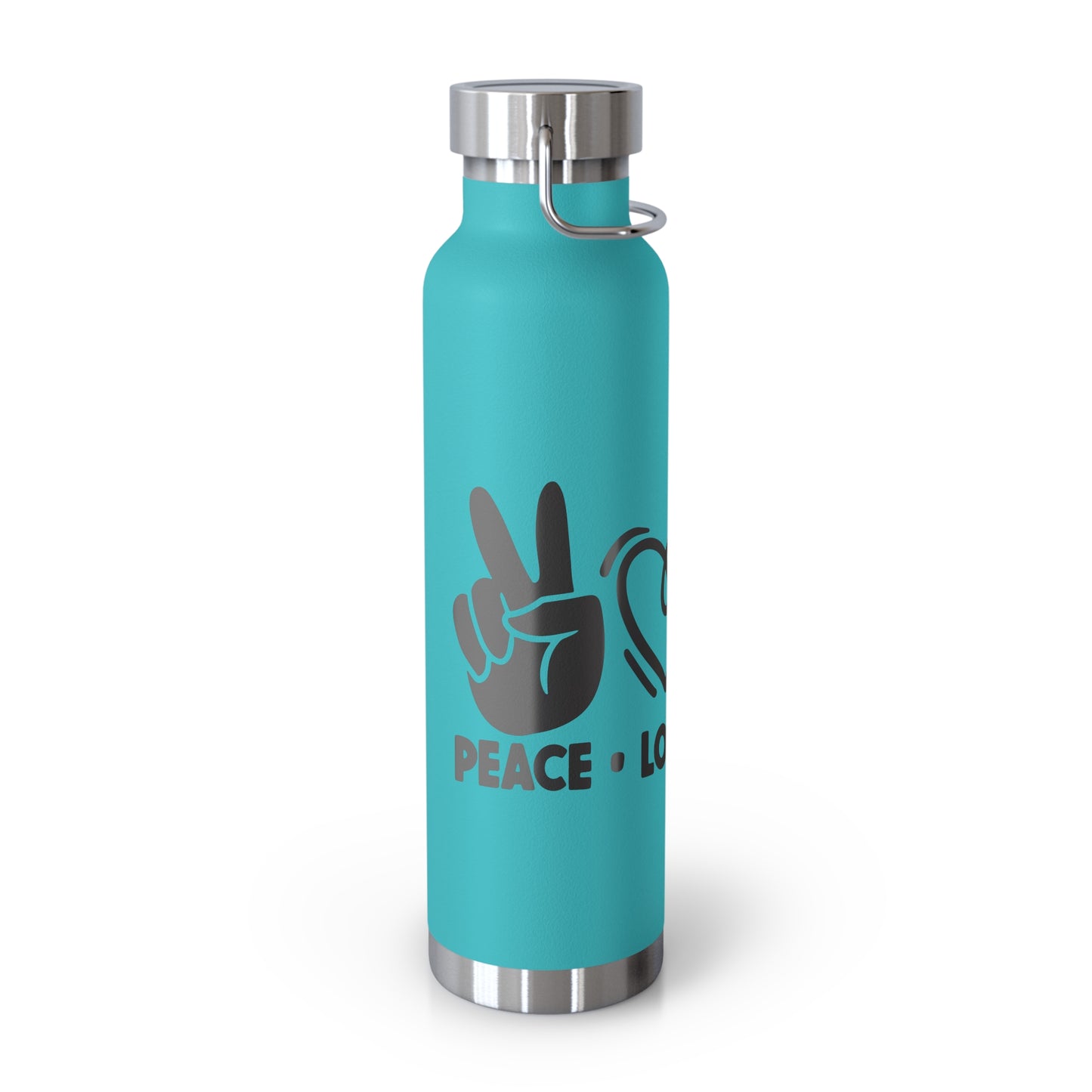 Peace Love Doodle Copper Vacuum Insulated Bottle, 22oz