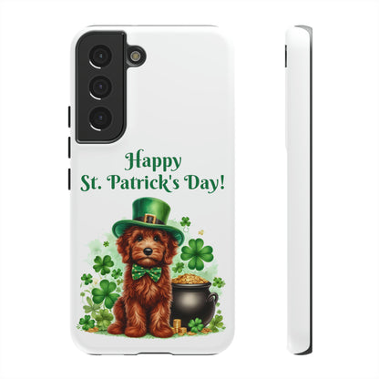 Happy Doodle St. Patrick's Day - Tough Cases - Apple iPhone, Samsung Galaxy, and Google Pixel